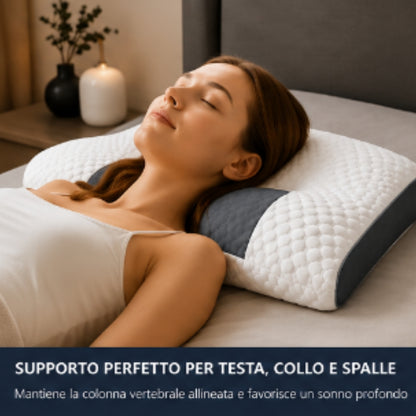 Velnora™ - Cuscino Cervicale Ergonomico